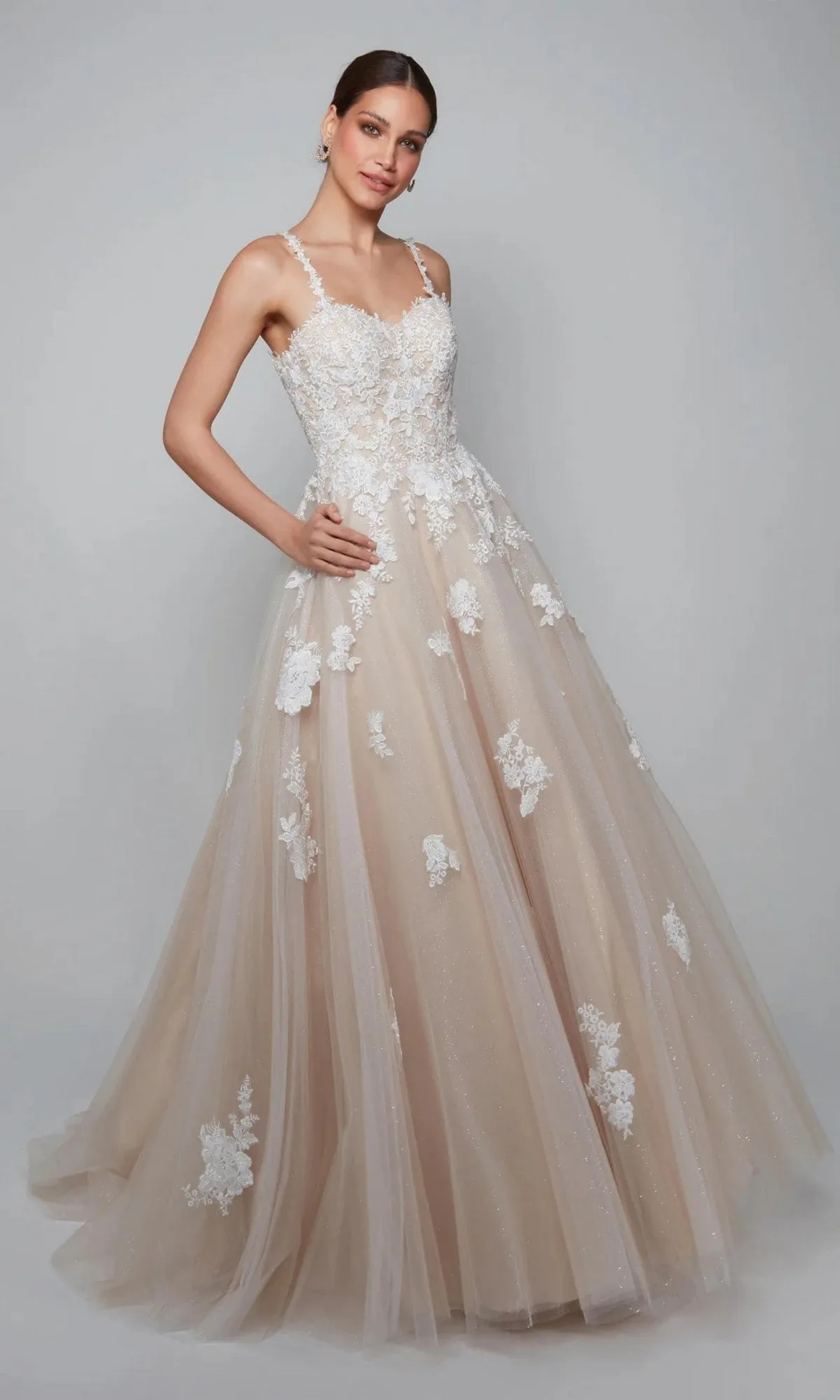 Long White Dress: Alyce 7084 sold by PromGirl product image thumbnail 3