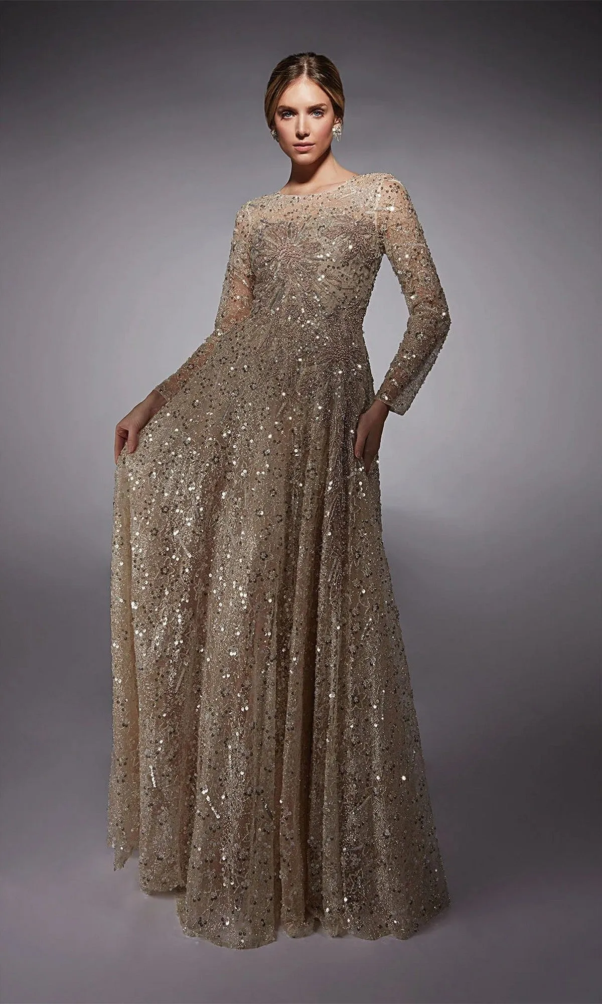 Long Formal Dress: Alyce 27757 sold by PromGirl product image thumbnail 3