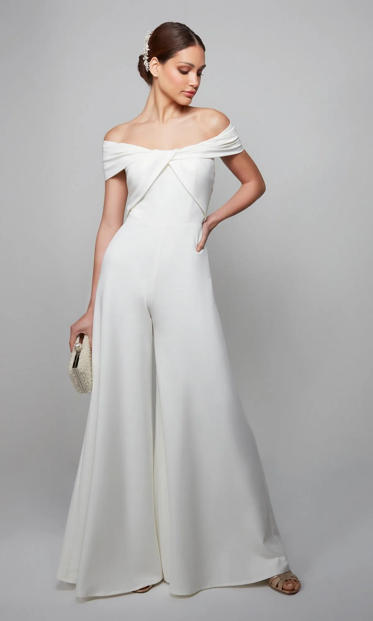 Long Formal Jumpsuit: Alyce 70013 sold by PromGirl