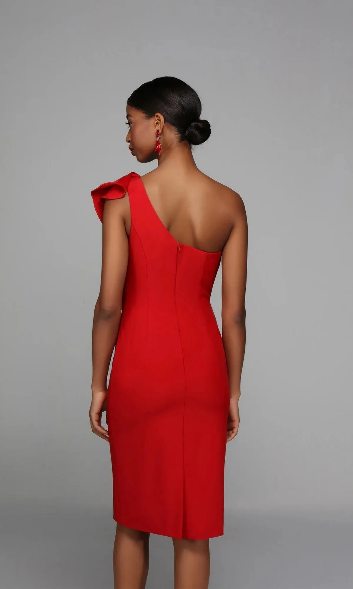 Knee Length Semi-Formal Dress: Alyce 70008 sold by PromGirl product image thumbnail 2