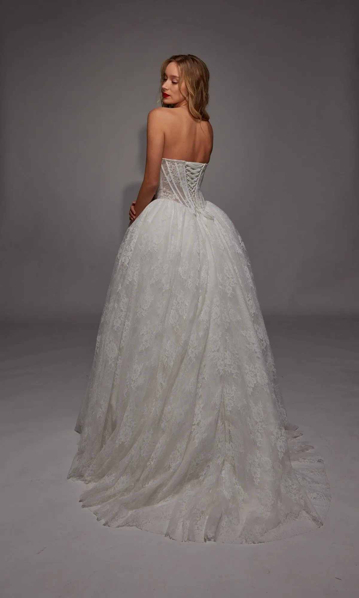 Long White Dress: Alyce 7149 sold by PromGirl product image thumbnail 2