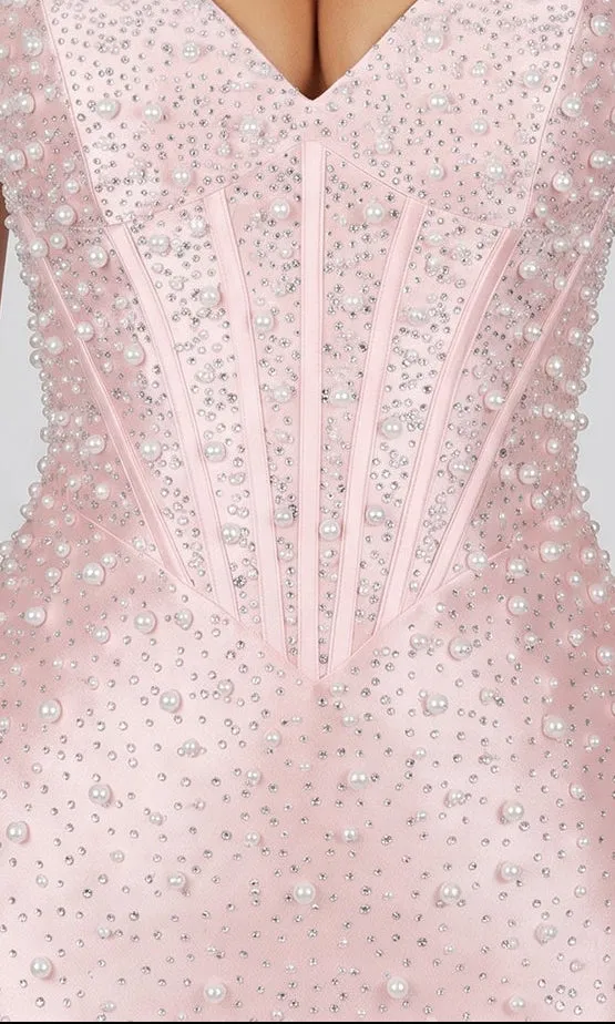 Beaded Halter Hoco Dress: PromGirl Exclusive 250337 sold by PromGirl product image thumbnail 3