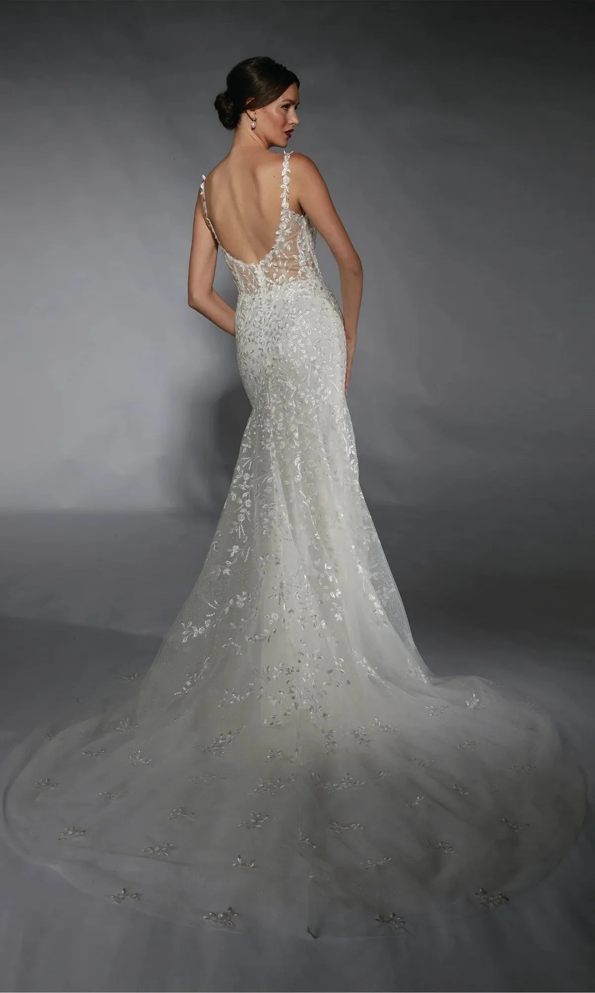 Long White Dress: Alyce 7120 sold by PromGirl product image thumbnail 2