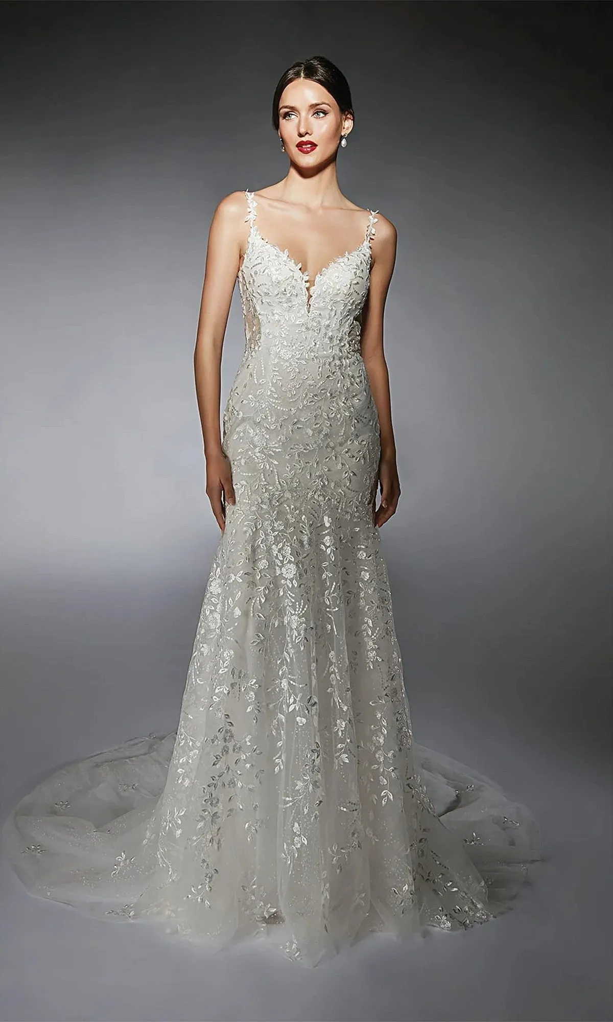 Long White Dress: Alyce 7120 sold by PromGirl product image thumbnail 3