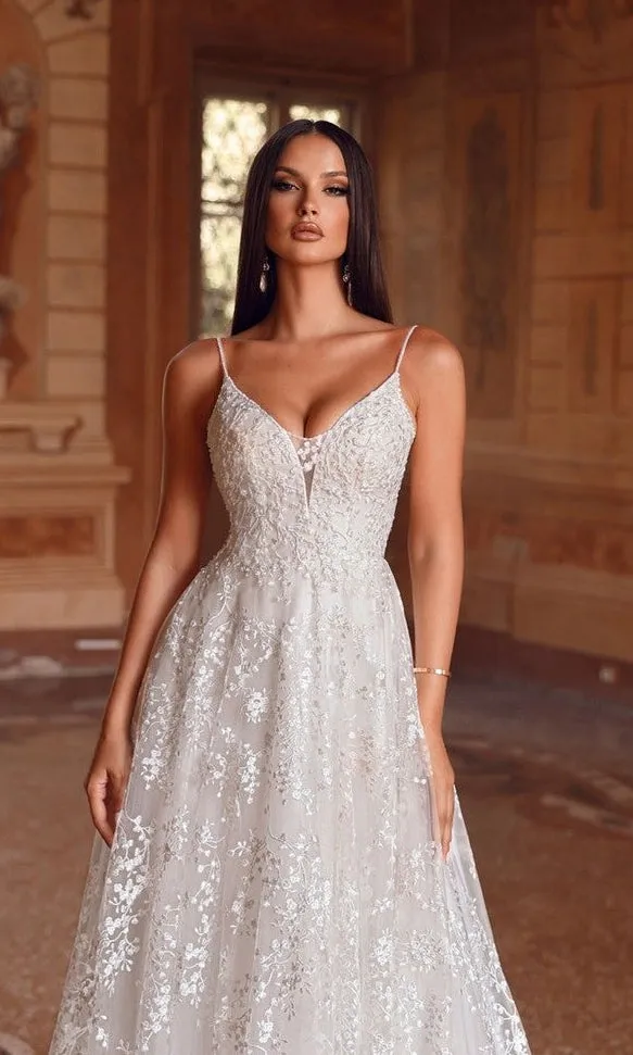 Long Wedding Dress: Alyce 7121 sold by PromGirl product image thumbnail 2