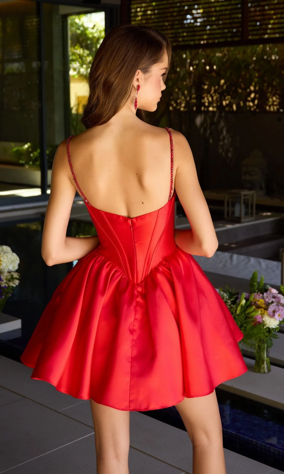 Fit-and-Flare Mini Hoco Dress: Ava Presley 42380 sold by PromGirl product image thumbnail 2