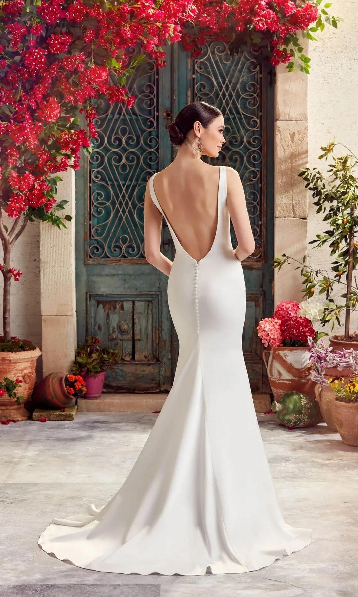 Long White Wedding Dress: Alyce 7052 sold by PromGirl product image thumbnail 2