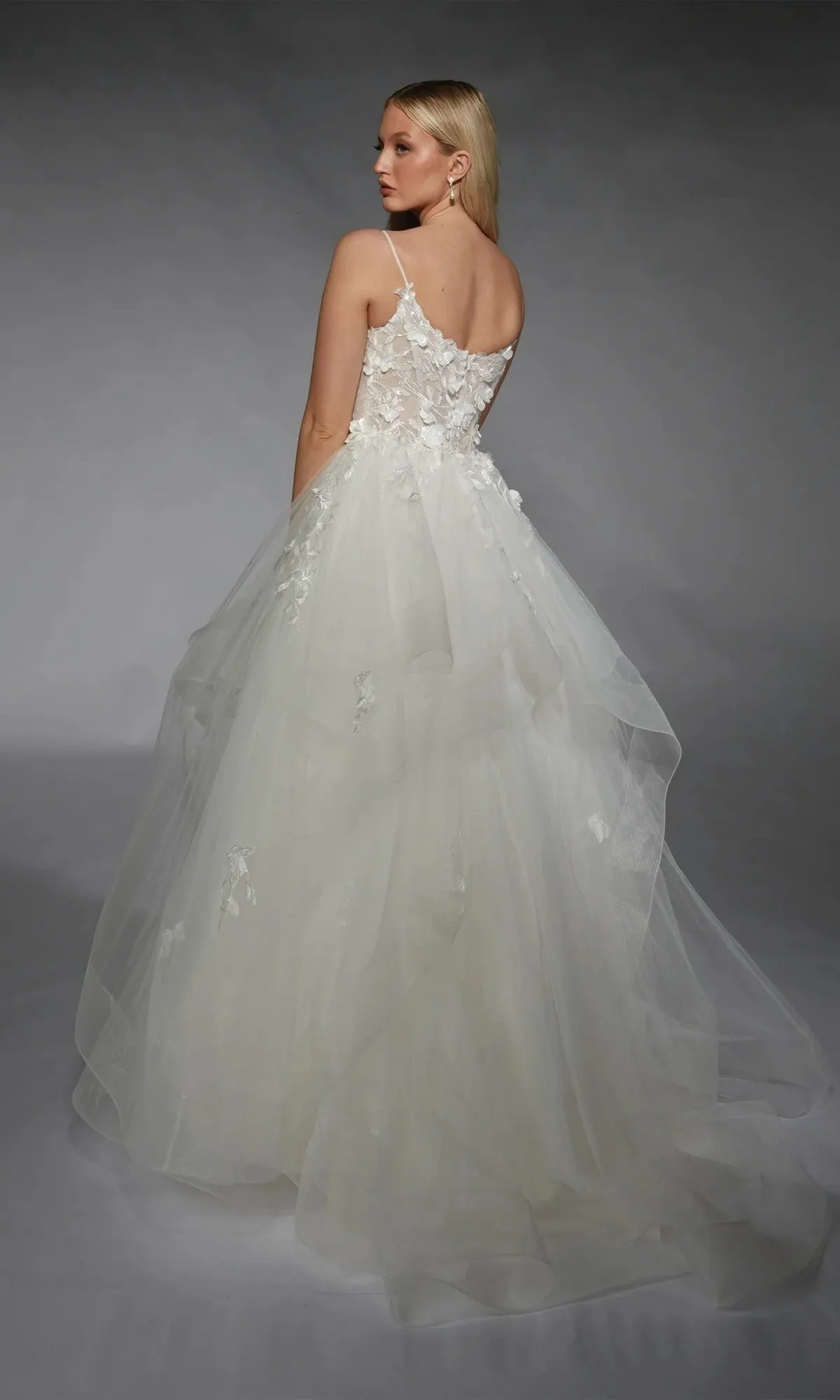 Long White Dress: Alyce 7131 sold by PromGirl product image thumbnail 2