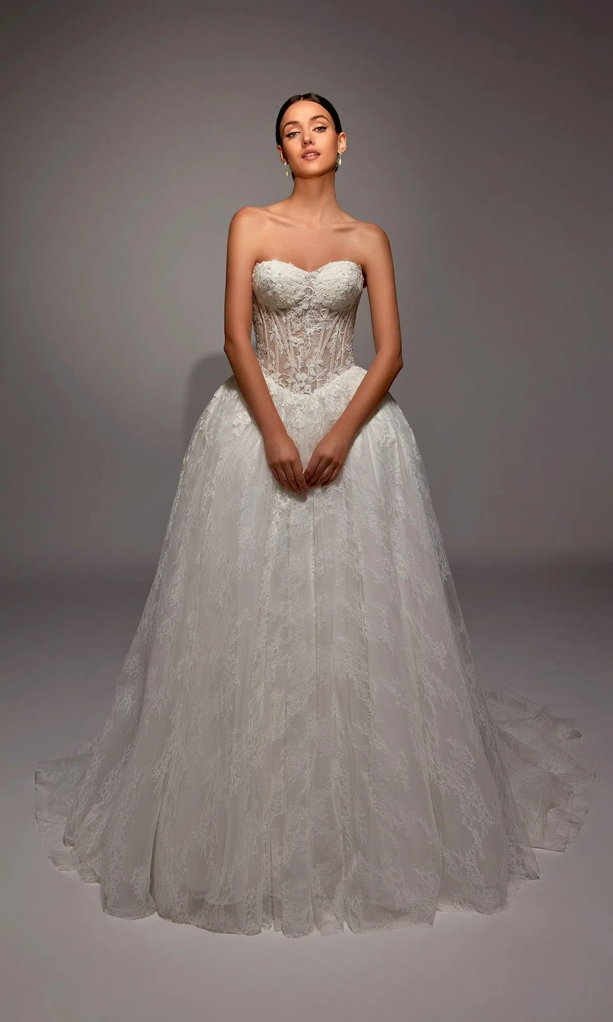 Long White Dress: Alyce 7163 sold by PromGirl product image thumbnail 3