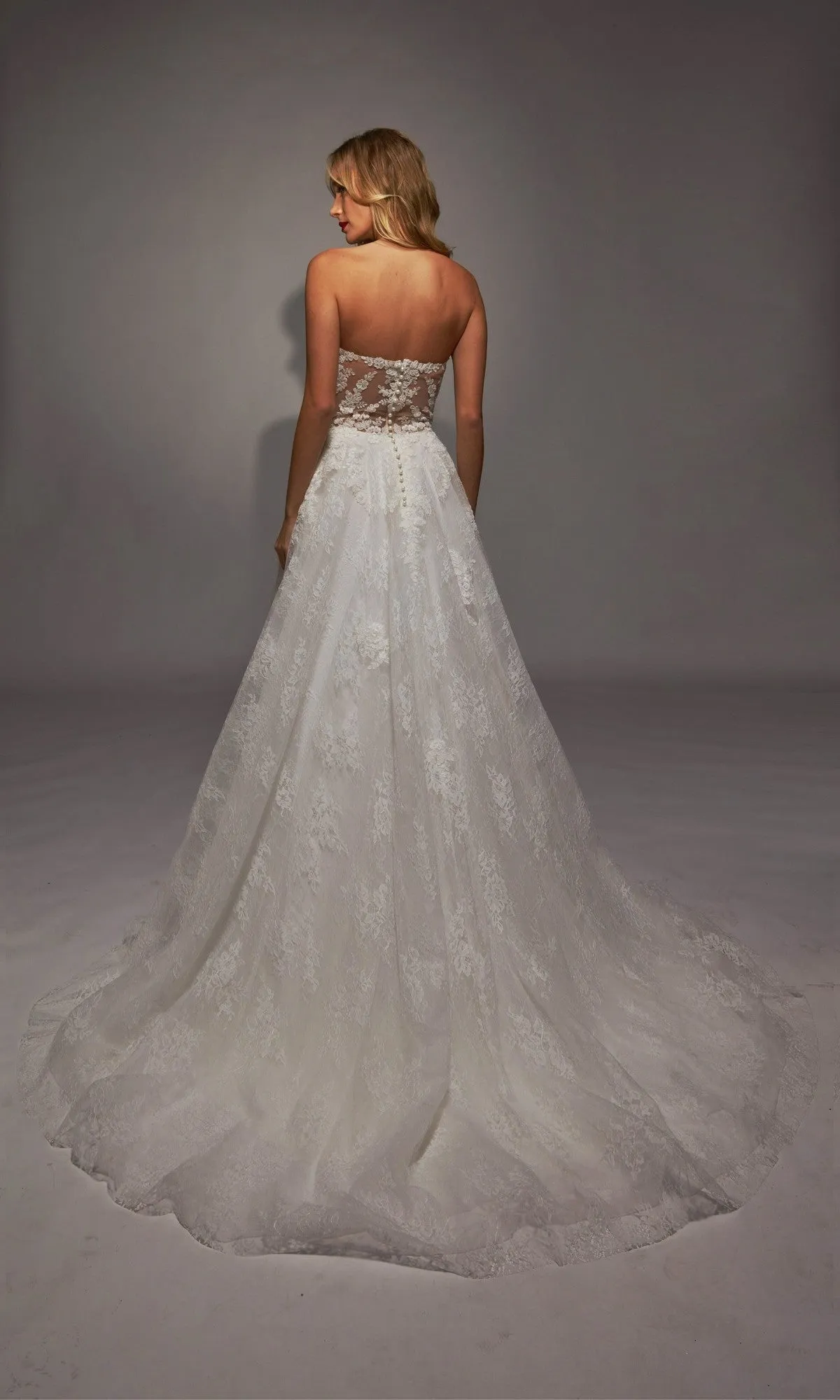 Long White Dress: Alyce 7154 sold by PromGirl product image thumbnail 2