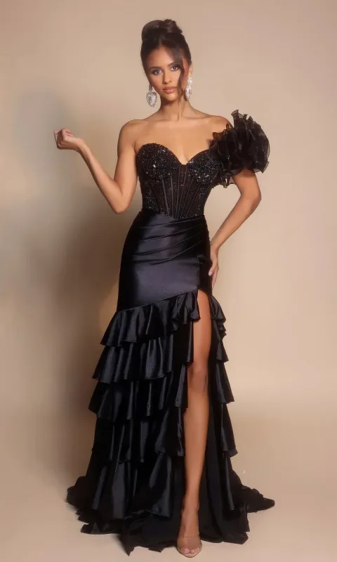 Long Formal Dress: Portia and Scarlett PS26141 made by PromGirl