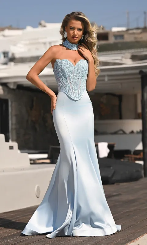 Long Formal Dress: Portia and Scarlett PS26086 made by PromGirl