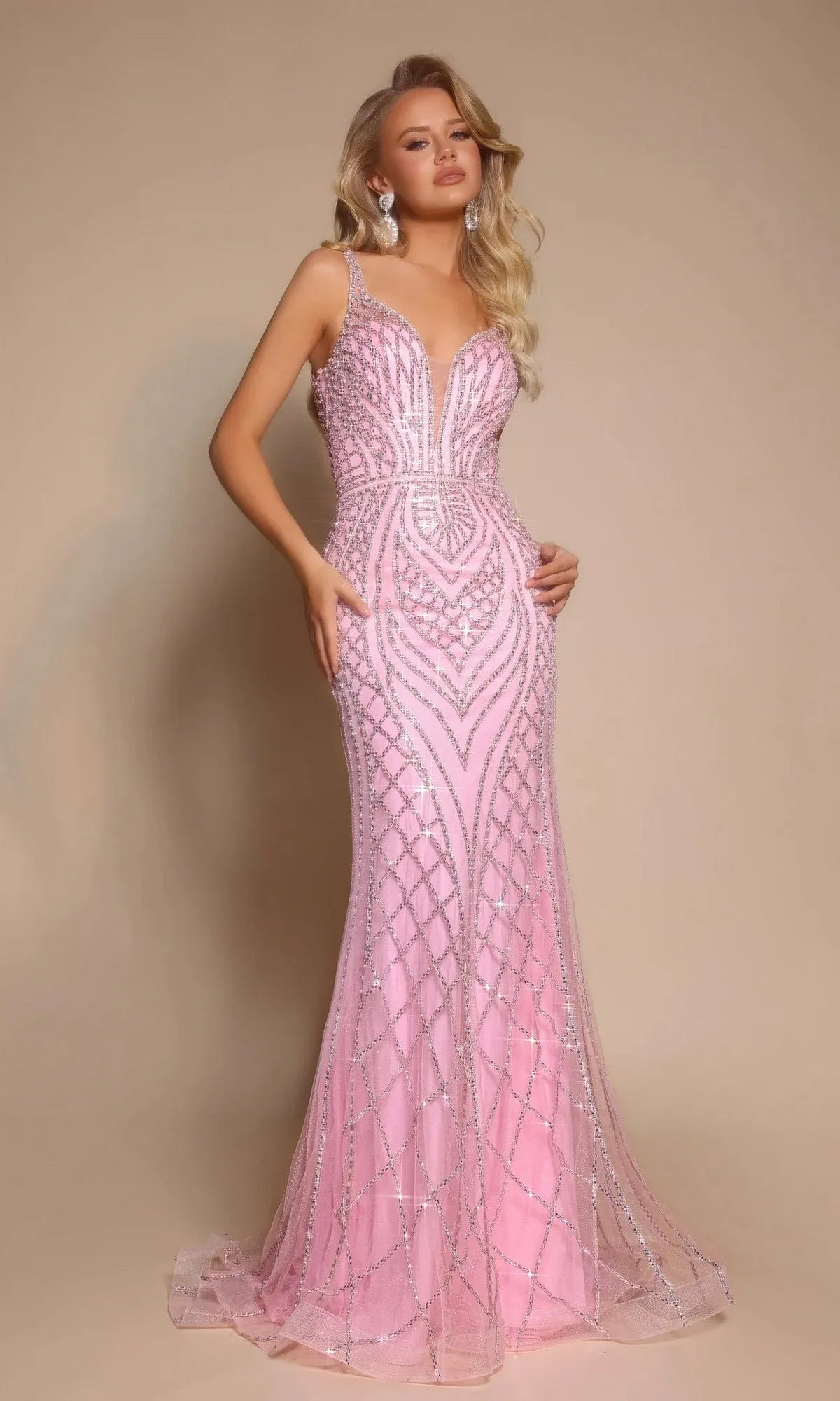 Long Formal Dress: Portia and Scarlett PS26089 sold by PromGirl product image thumbnail 4