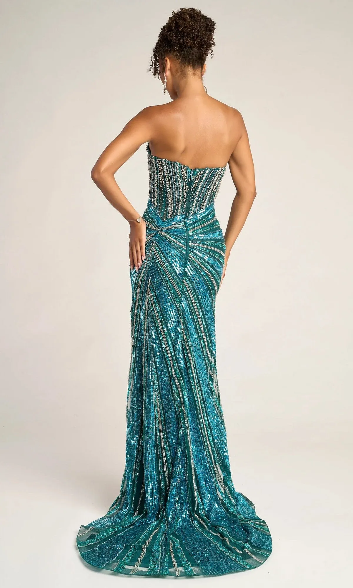 Long Formal Dress: Portia and Scarlett PS26431C sold by PromGirl product image thumbnail 2