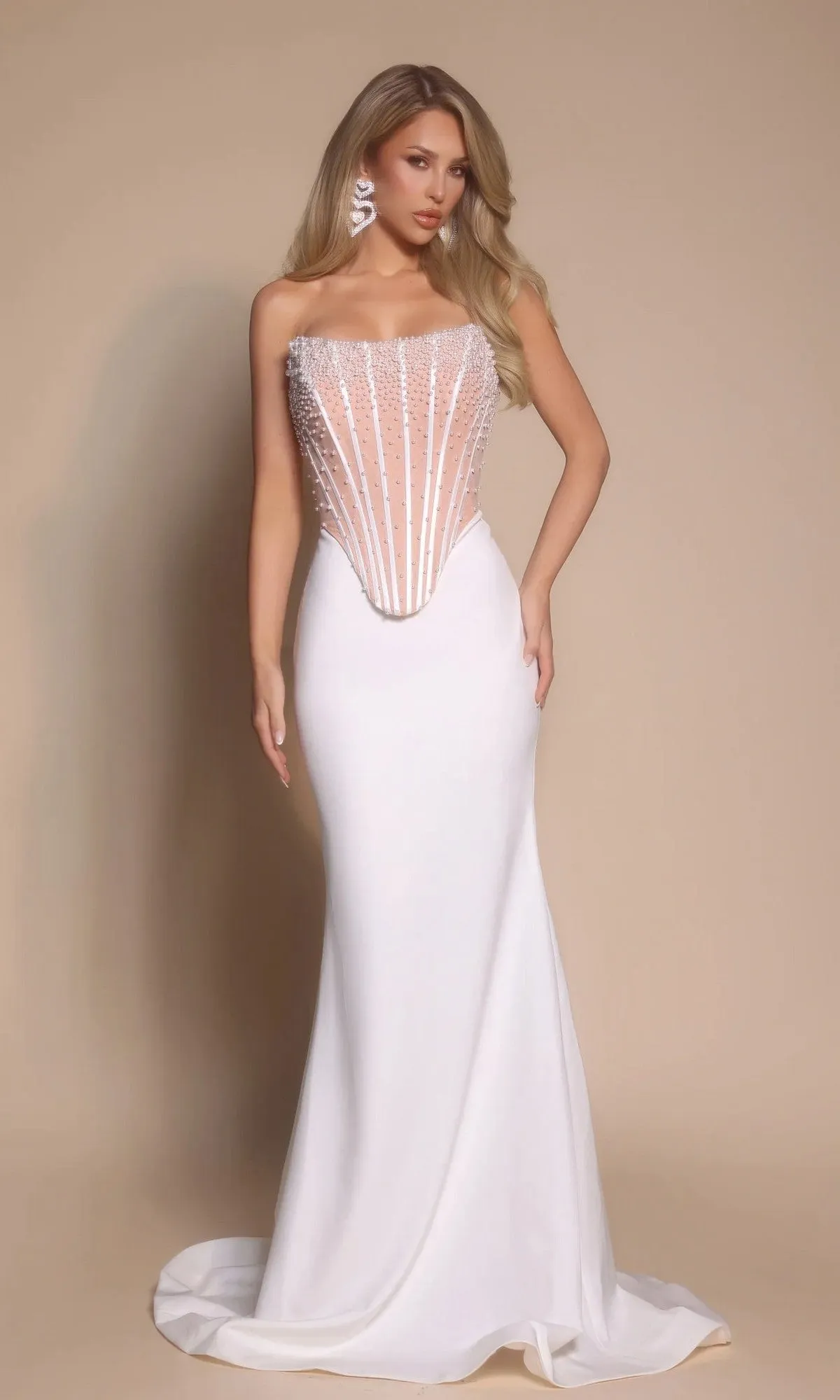 Long Formal Dress: Portia and Scarlett PS26008 sold by PromGirl product image thumbnail 4