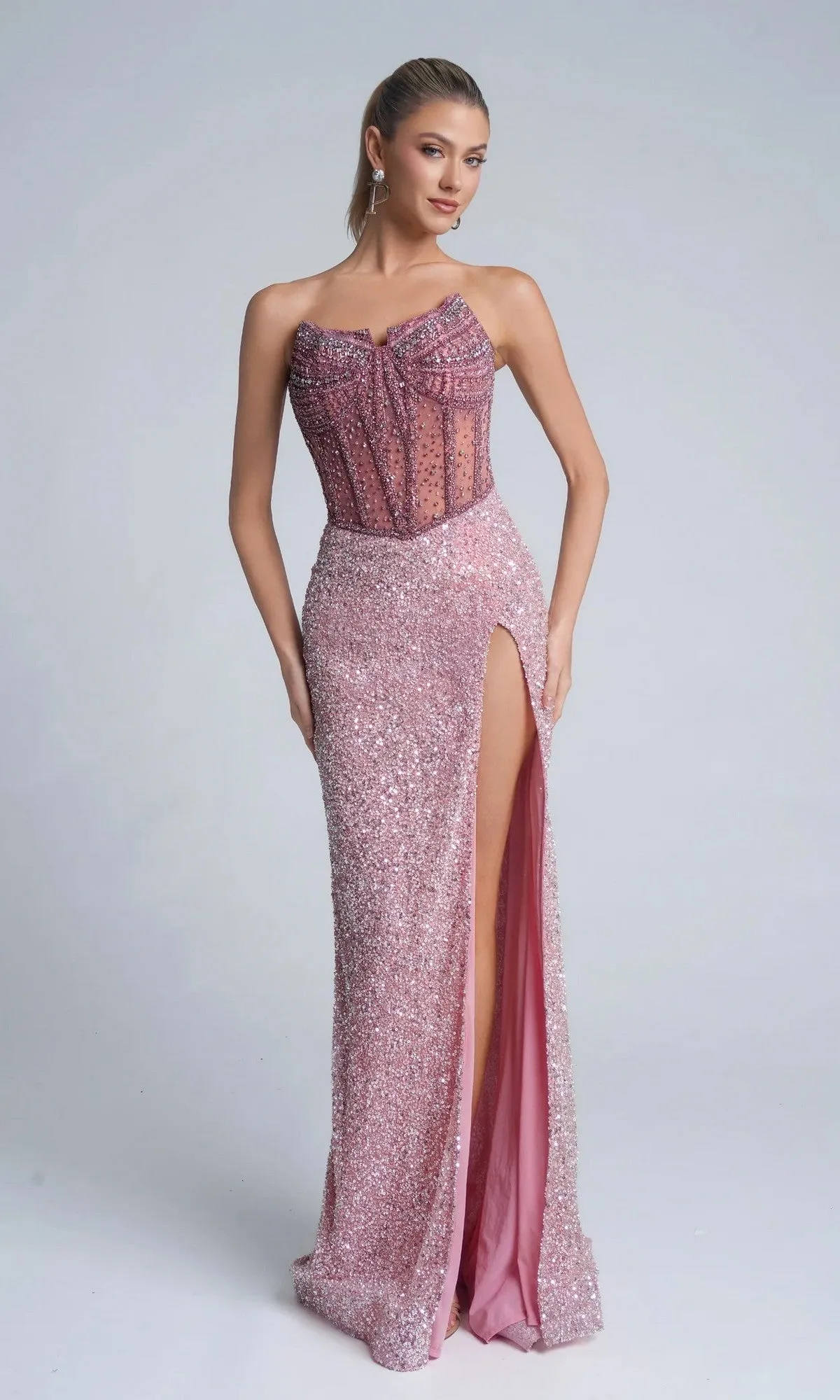 Long Prom Dress: Portia and Scarlett PS25990C sold by PromGirl product image thumbnail 3
