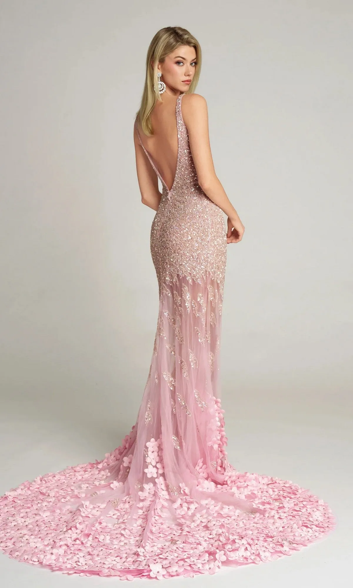 Long Formal Dress: Portia and Scarlett PS25987C sold by PromGirl product image thumbnail 2
