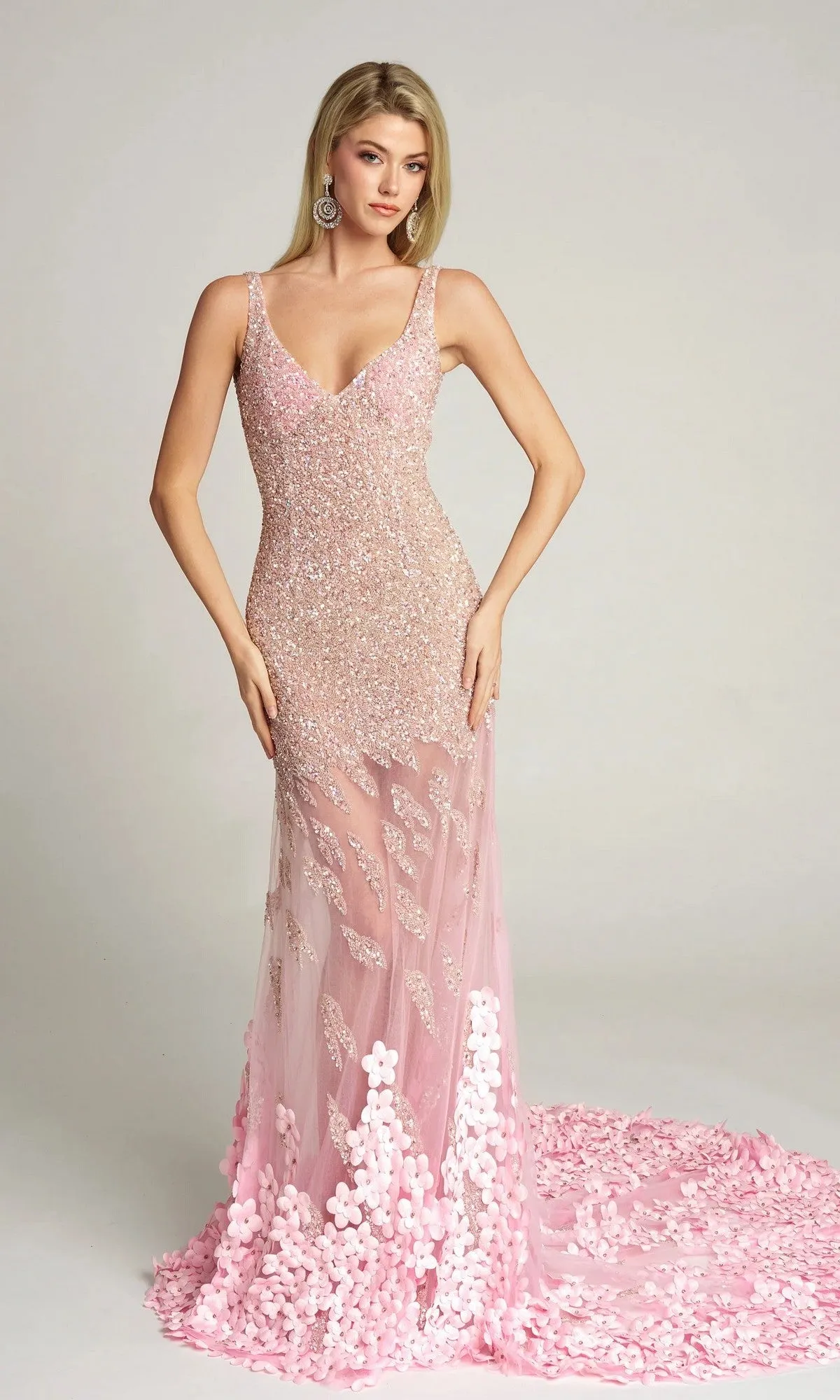 Long Formal Dress: Portia and Scarlett PS25987C sold by PromGirl product image thumbnail 3