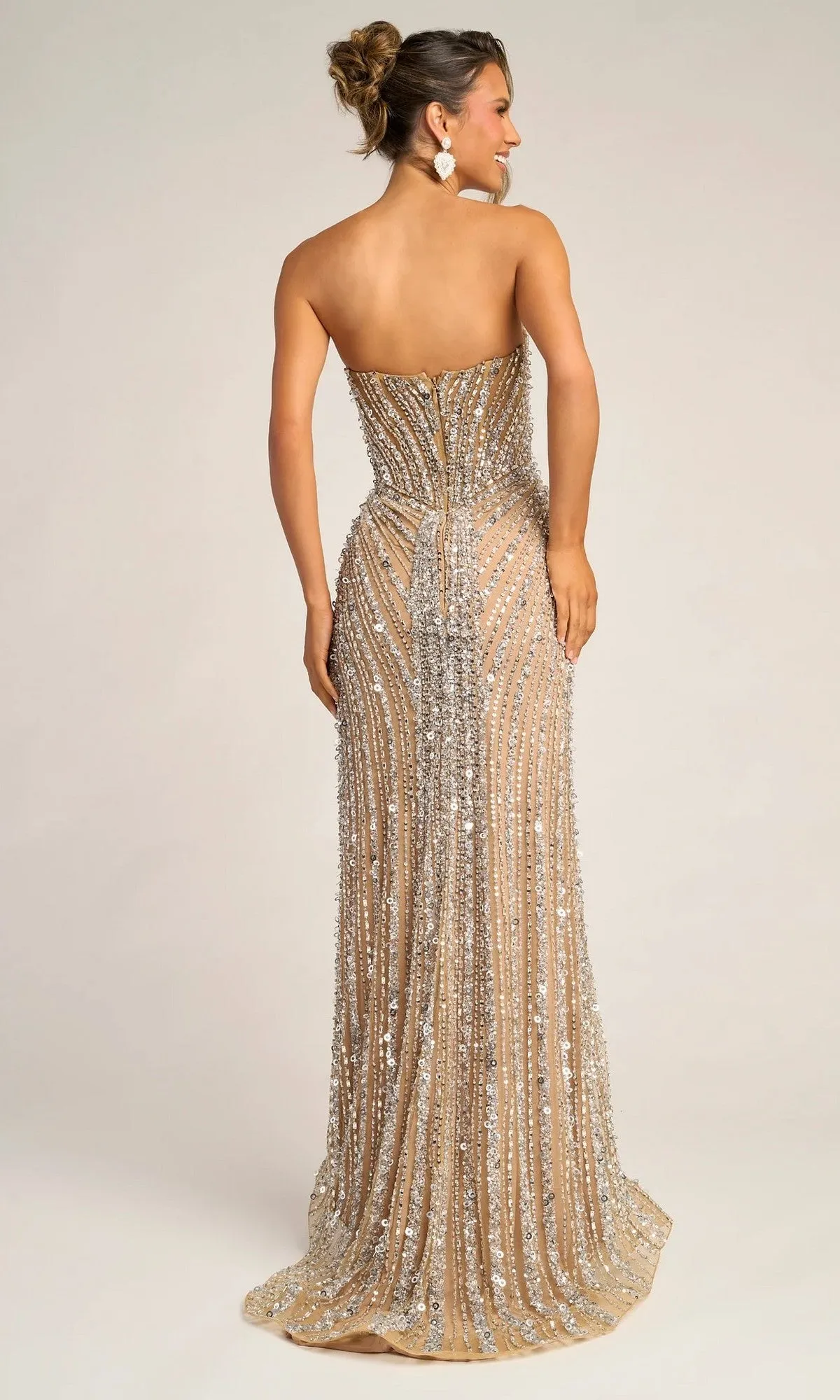 Long Formal Dress: Portia and Scarlett PS26403C sold by PromGirl product image thumbnail 2