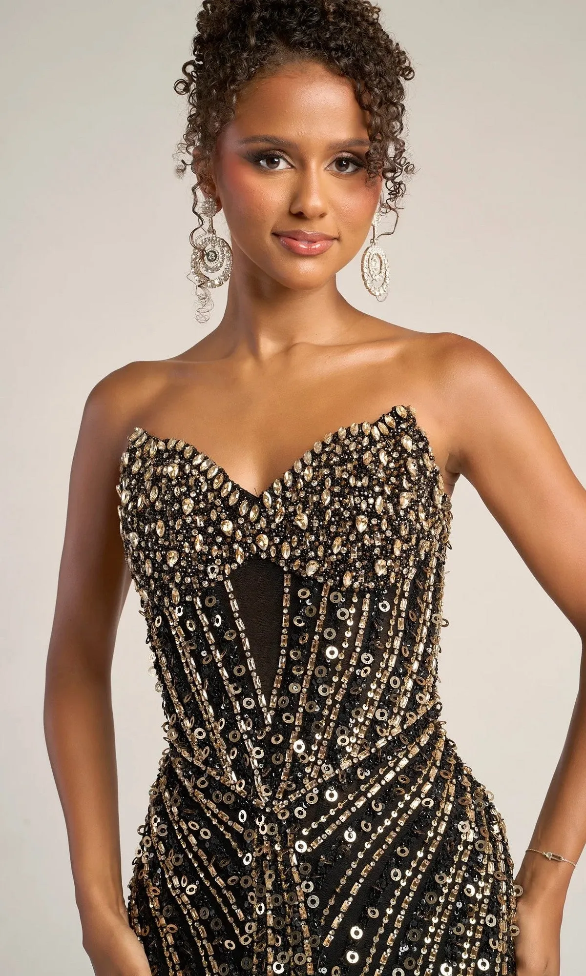 Long Formal Dress: Portia and Scarlett PS26403C sold by PromGirl product image thumbnail 4
