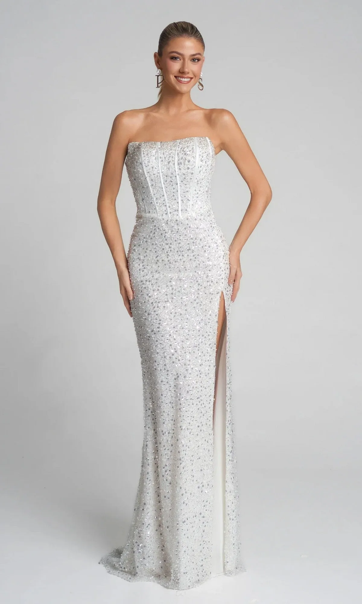 Long Formal Dress: Portia and Scarlett XO054 sold by PromGirl product image thumbnail 3