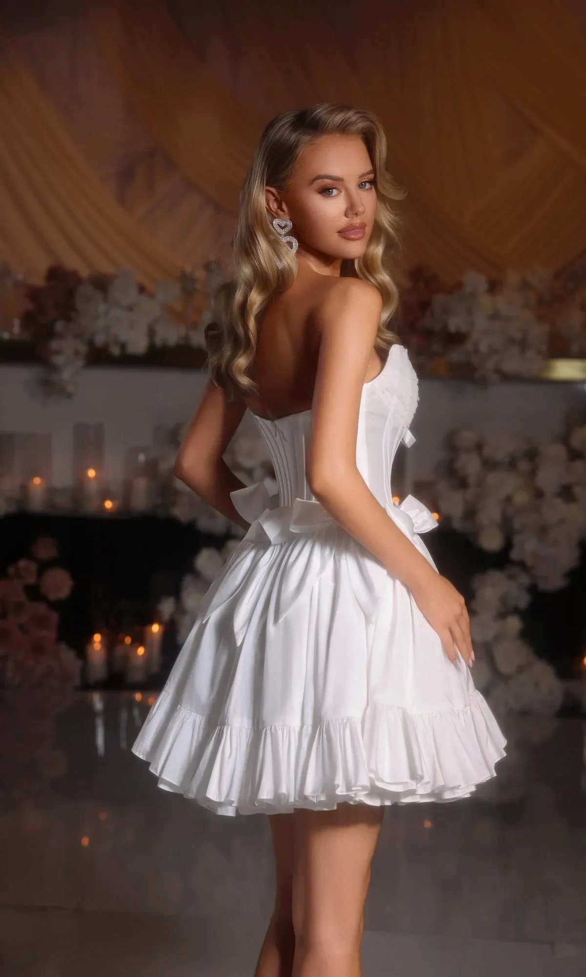 Short Homecoming Dress: Portia and Scarlett PS25700 sold by PromGirl product image thumbnail 2