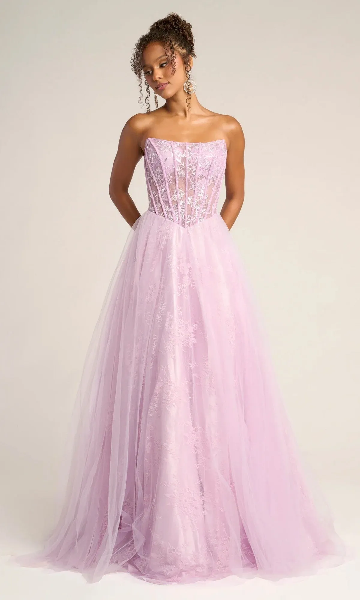 Long Formal Dress: Portia and Scarlett XO023 sold by PromGirl product image thumbnail 3