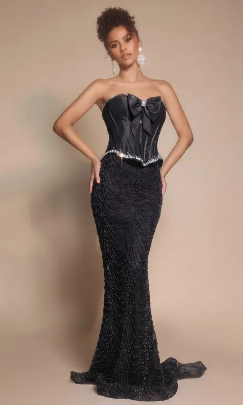 Long Formal Dress: Portia and Scarlett PS26054 made by PromGirl