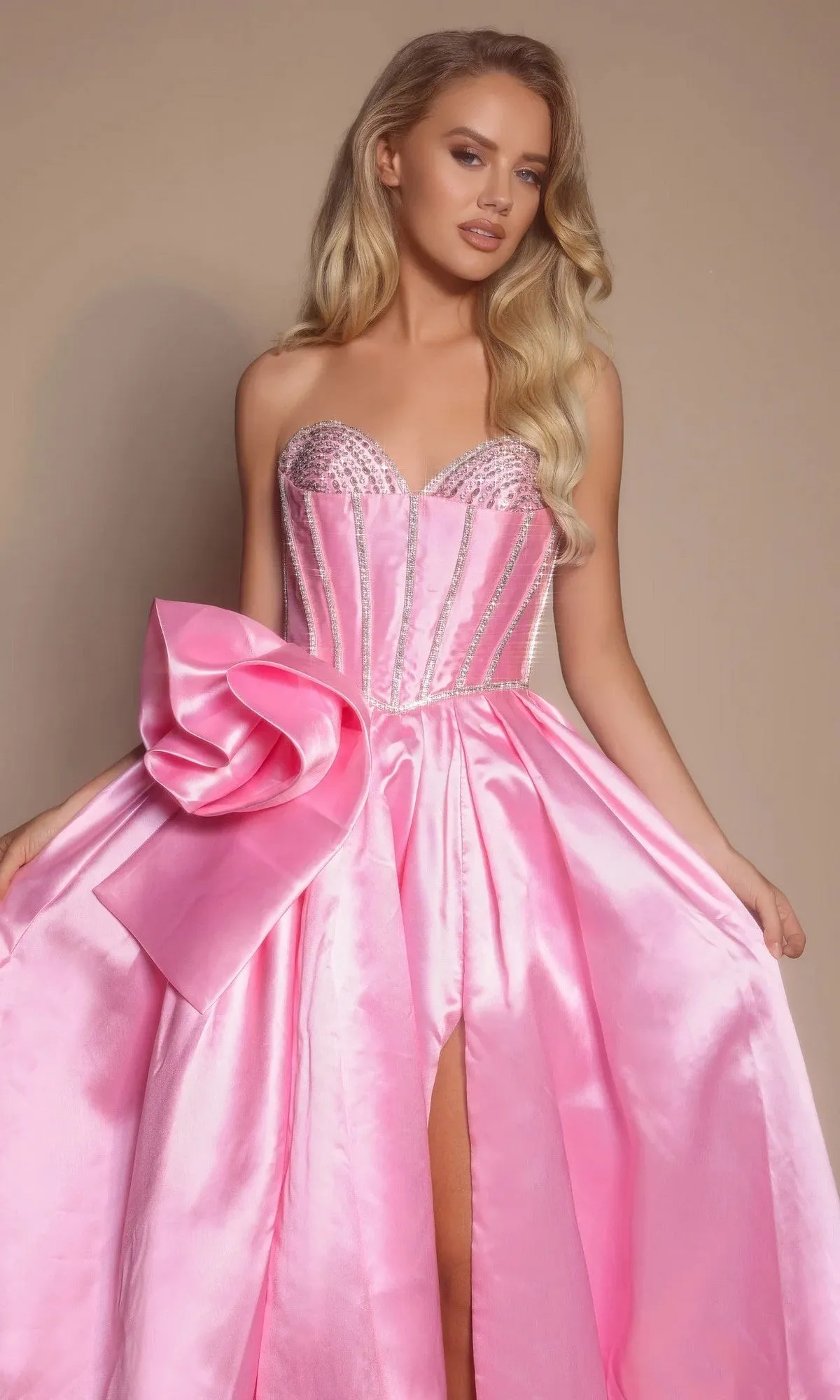 Long Formal Dress: Portia and Scarlett PS26079 sold by PromGirl product image thumbnail 4