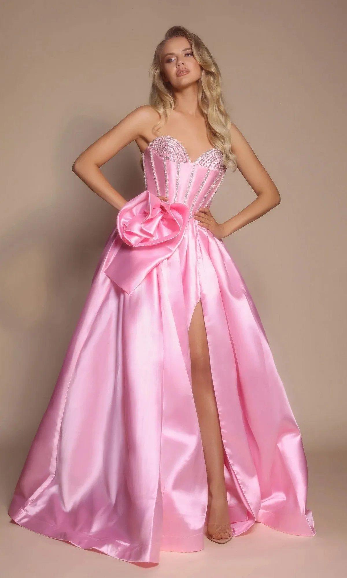 Long Formal Dress: Portia and Scarlett PS26079 sold by PromGirl product image thumbnail 2