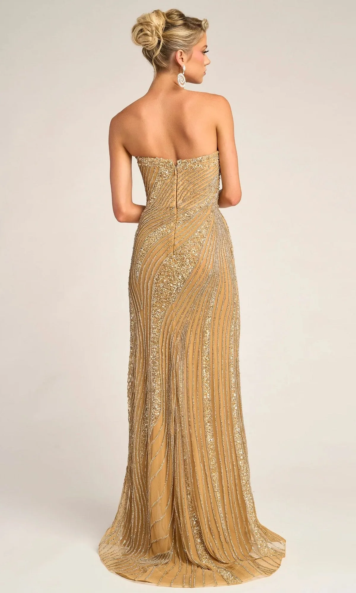 Long Formal Dress: Portia and Scarlett PS26410C sold by PromGirl product image thumbnail 2