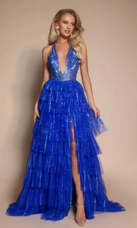 Long Formal Dress: Portia and Scarlett PS26117 made by PromGirl
