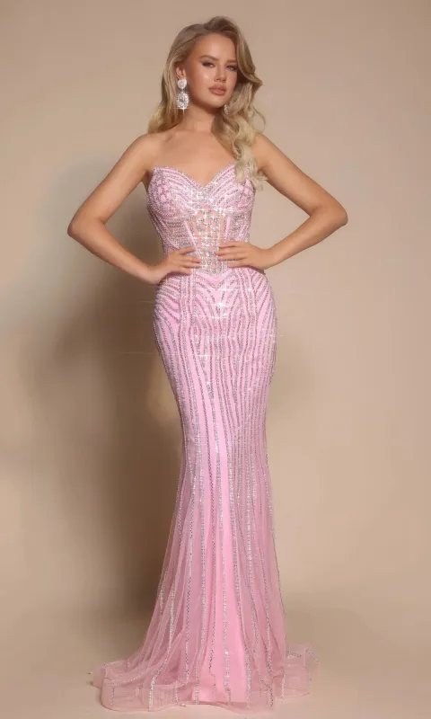 Long Formal Dress: Portia and Scarlett PS26156 made by PromGirl