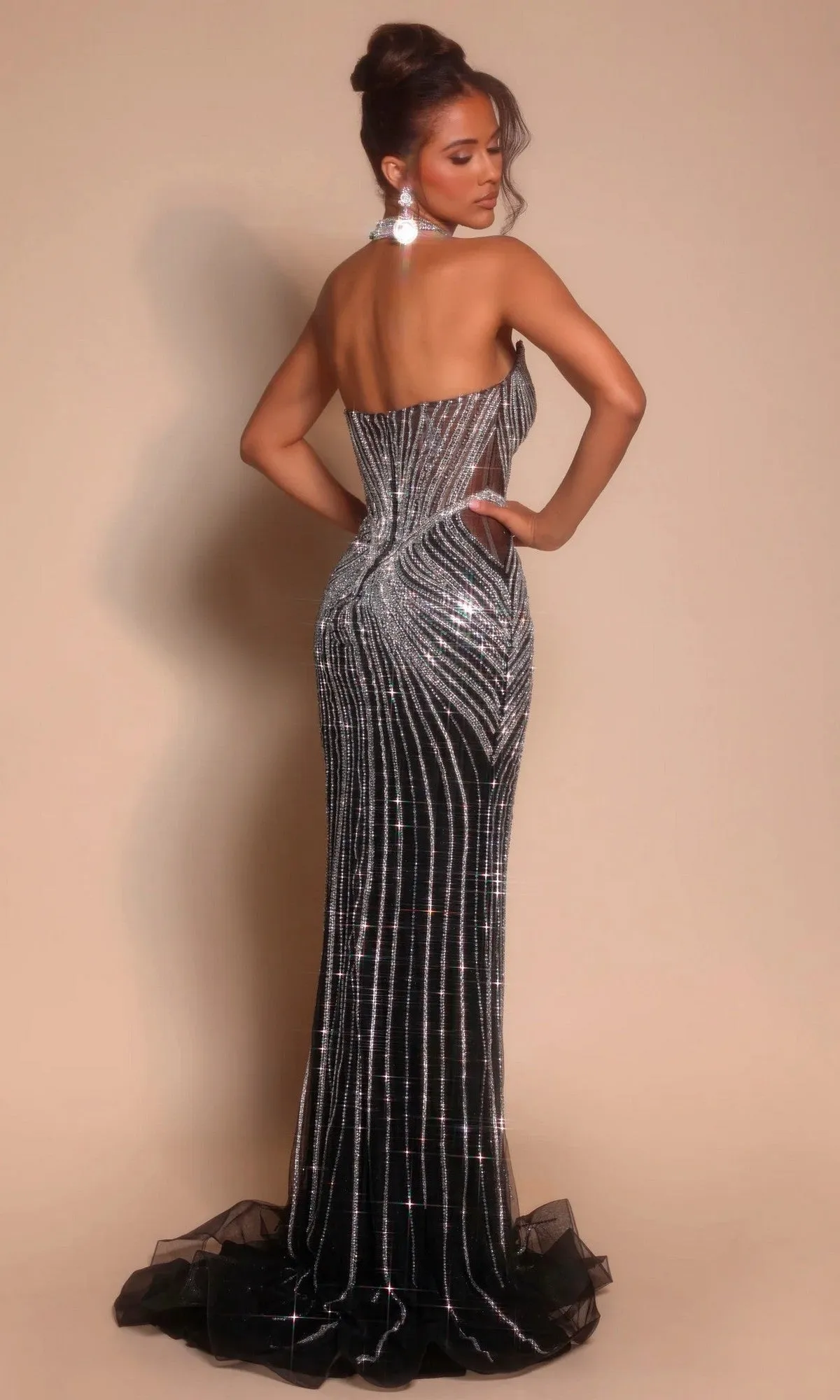Long Formal Dress: Portia and Scarlett PS26064 sold by PromGirl product image thumbnail 4
