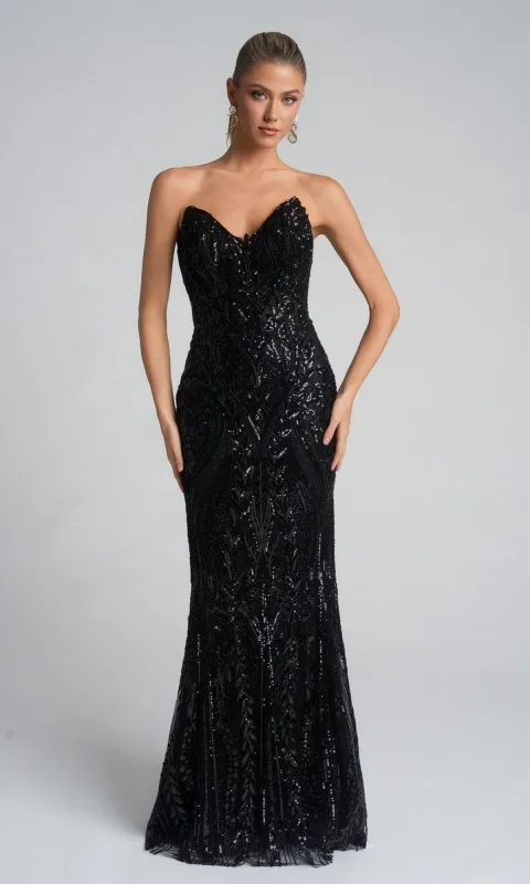 Long Formal Dress: Portia and Scarlett XO134 made by PromGirl
