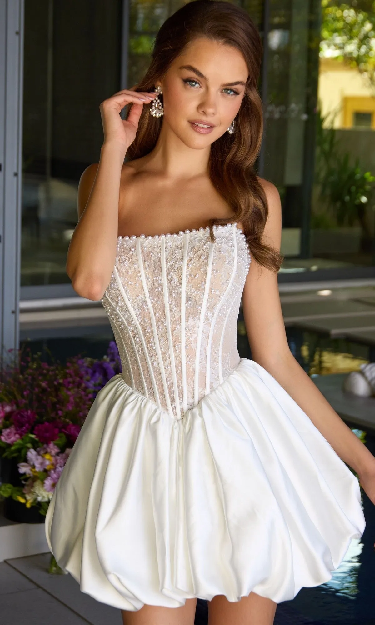 Short Cocktail Dress: Ava Presley 47306 sold by PromGirl product image thumbnail 4