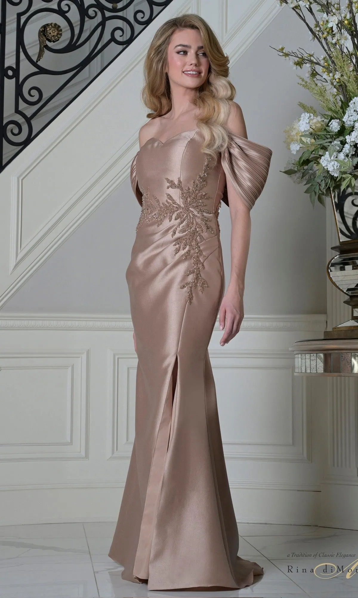 Long Formal Dress: Rina Di Montella RD3527 sold by PromGirl product image thumbnail 4