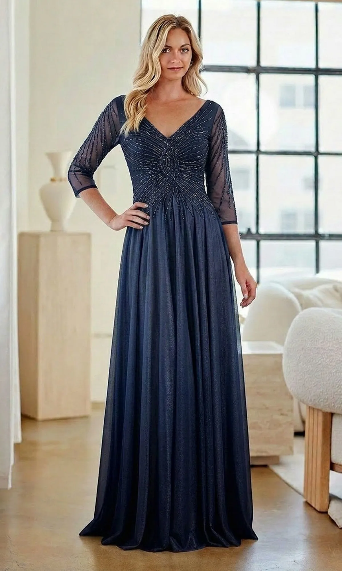 Long Formal Dress: Amelia Couture KF1501 sold by PromGirl product image thumbnail 3