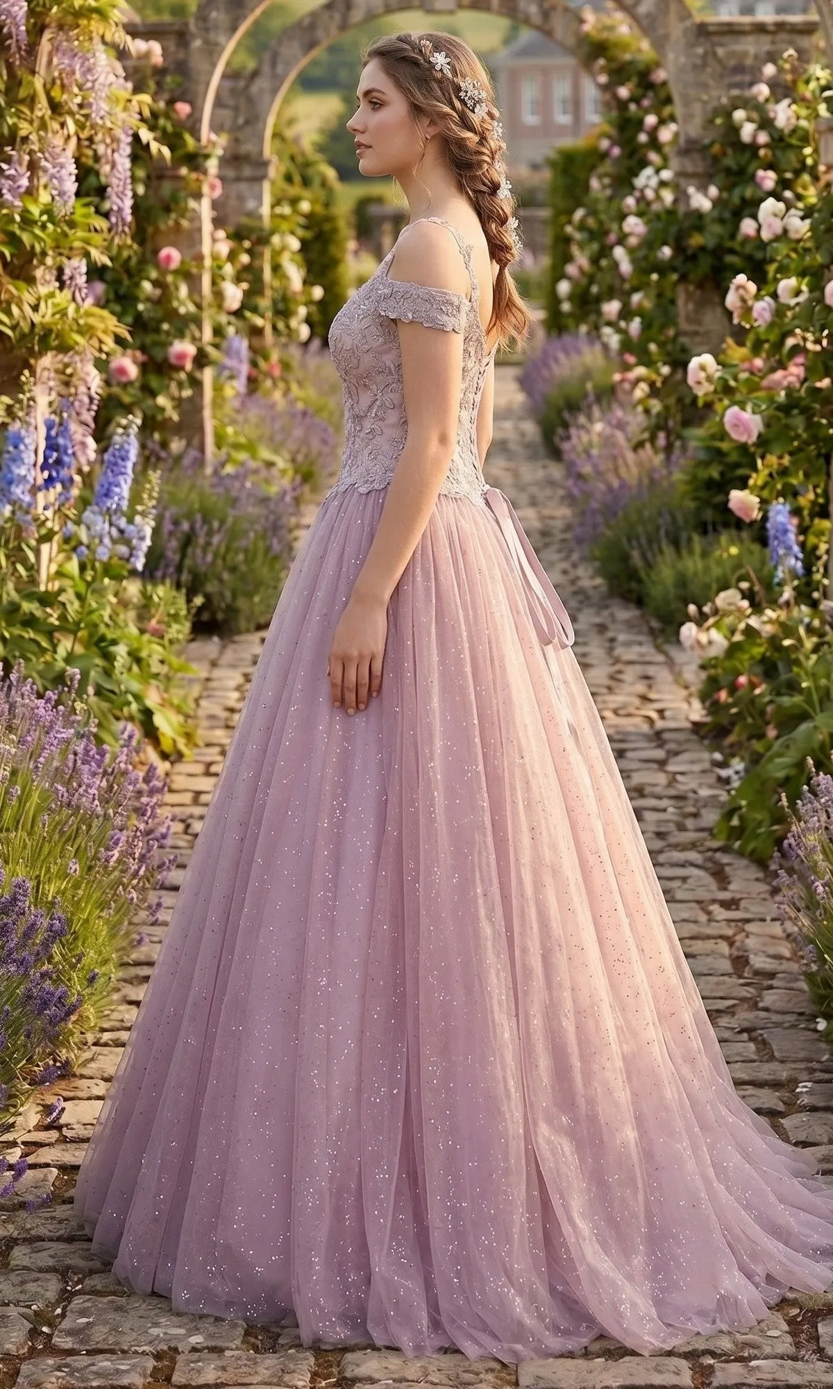 Long Formal Dress: Chicas YG5012 sold by PromGirl product image thumbnail 3