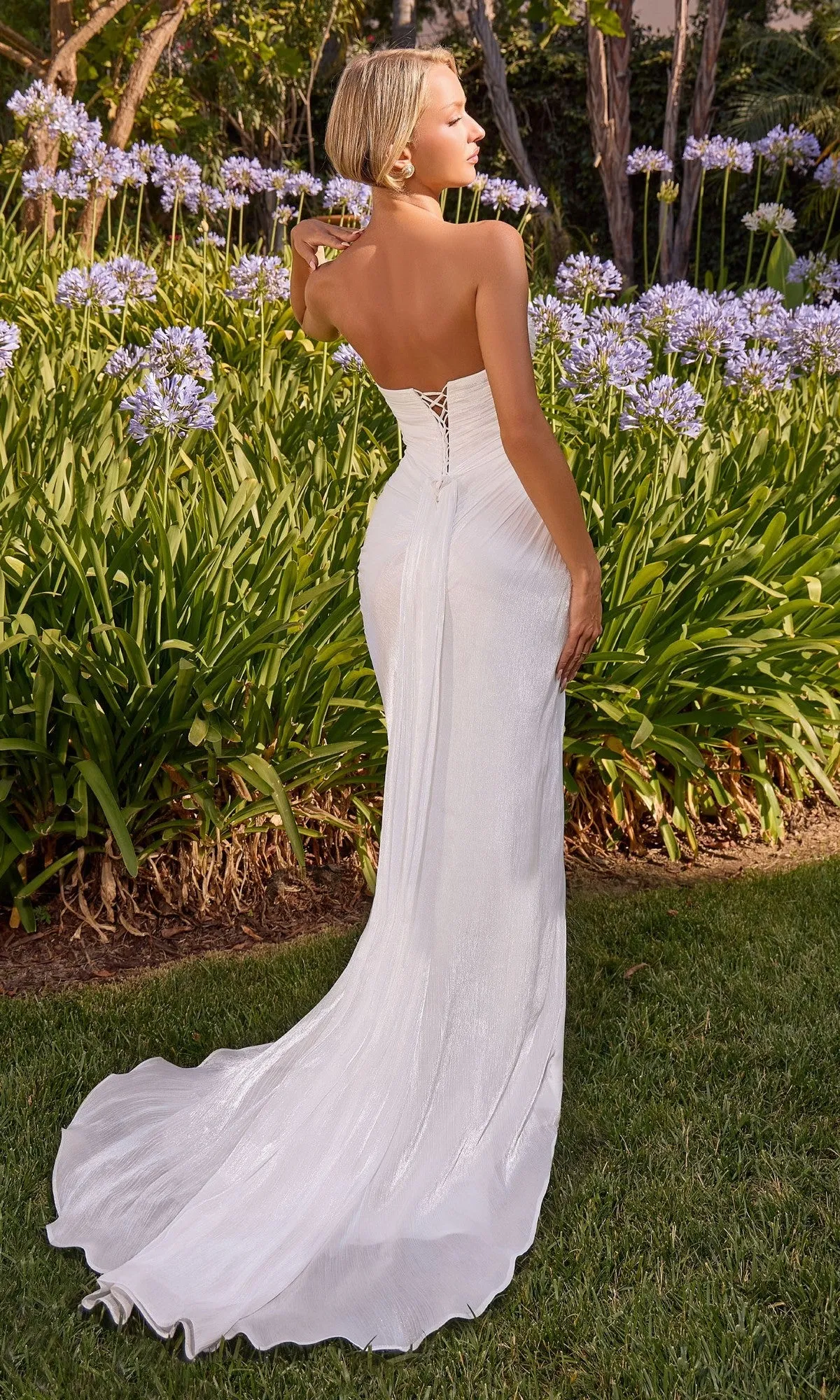 Long Formal Dress: Ladivine CD411W sold by PromGirl product image thumbnail 2