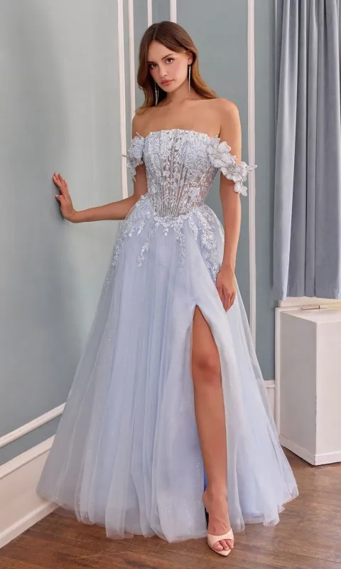 Off-Shoulder A-Line Prom Gown: Andrea & Leo A1512 made by PromGirl