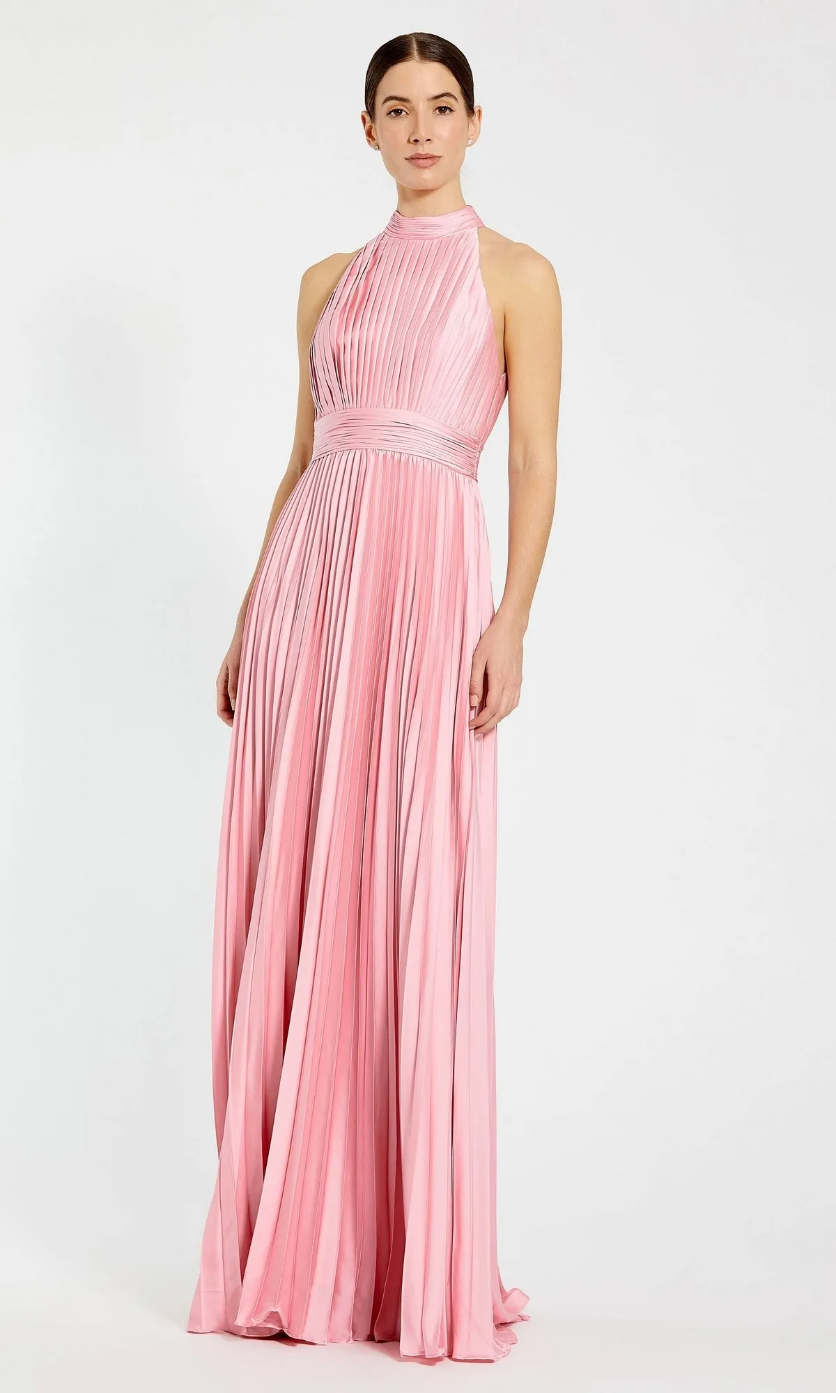 Long Pleated A-Line Formal Dress: Mac Duggal 26992 sold by PromGirl product image thumbnail 3