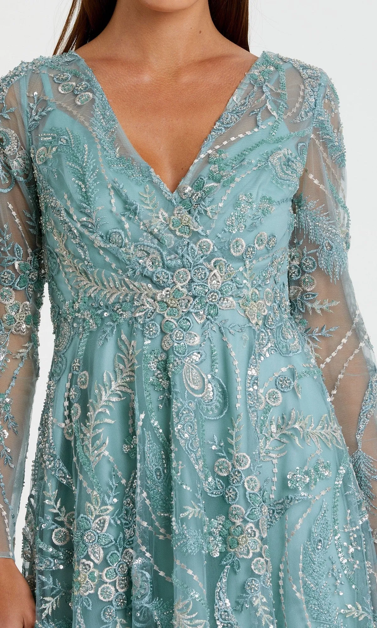 Midi Party Dress: Mac Duggal 68915 sold by PromGirl product image thumbnail 3