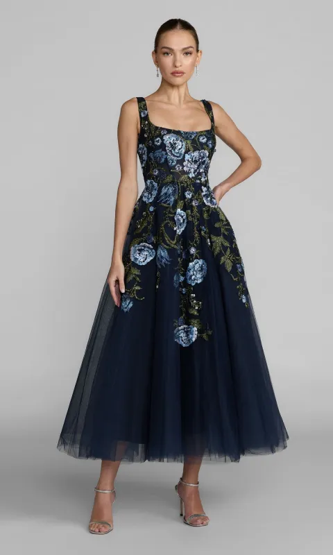 Tea-Length Party Dress: Mac Duggal 21295 made by Mac Duggal