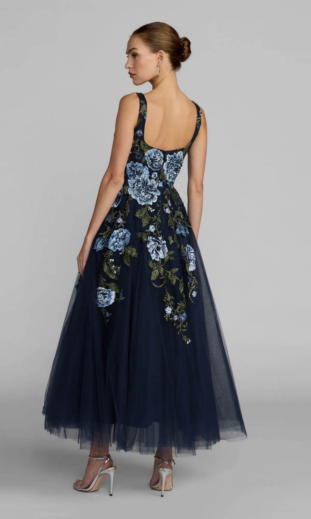 Tea-Length Party Dress: Mac Duggal 21295 sold by PromGirl product image thumbnail 2