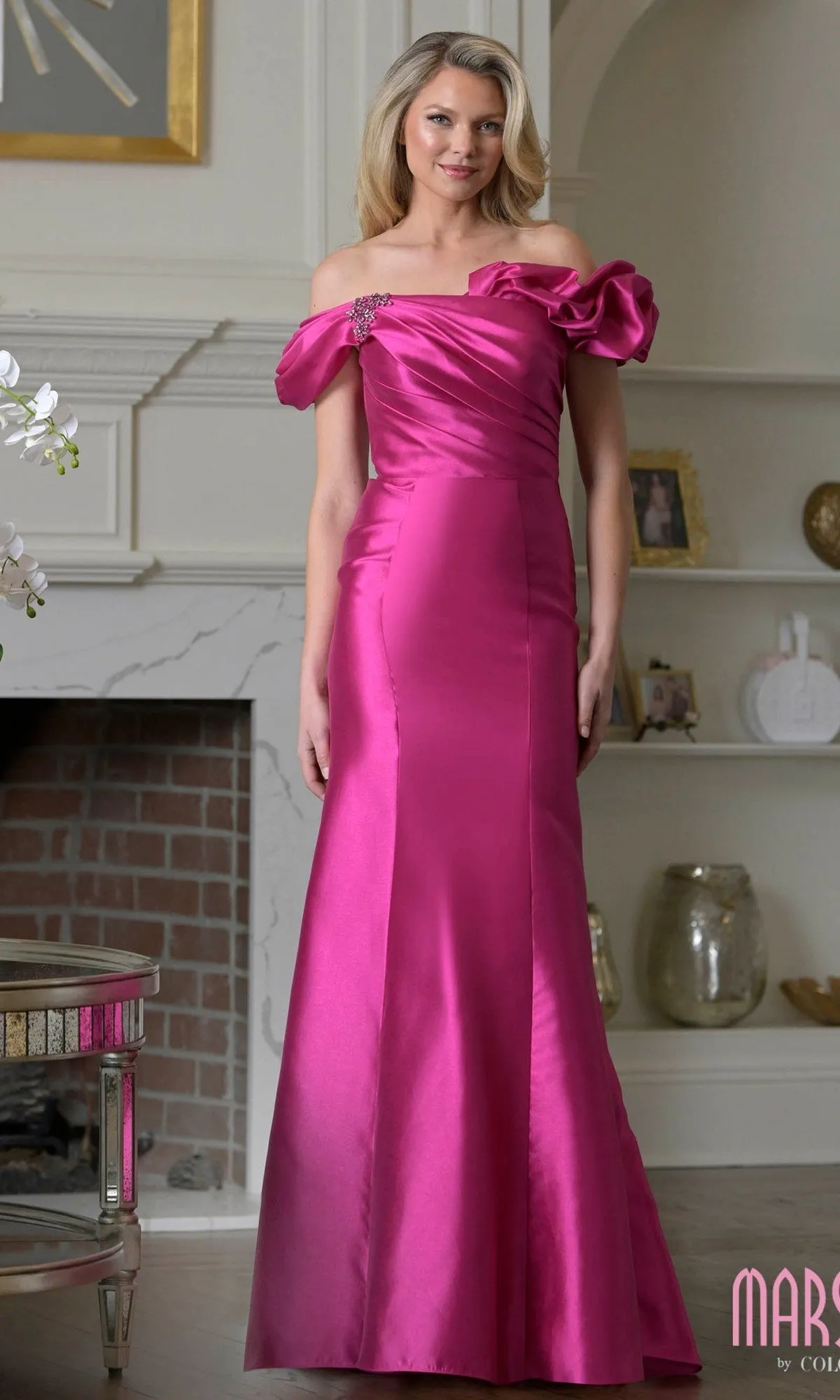 Long Formal Dress: Marsoni MV1407 sold by PromGirl product image thumbnail 3