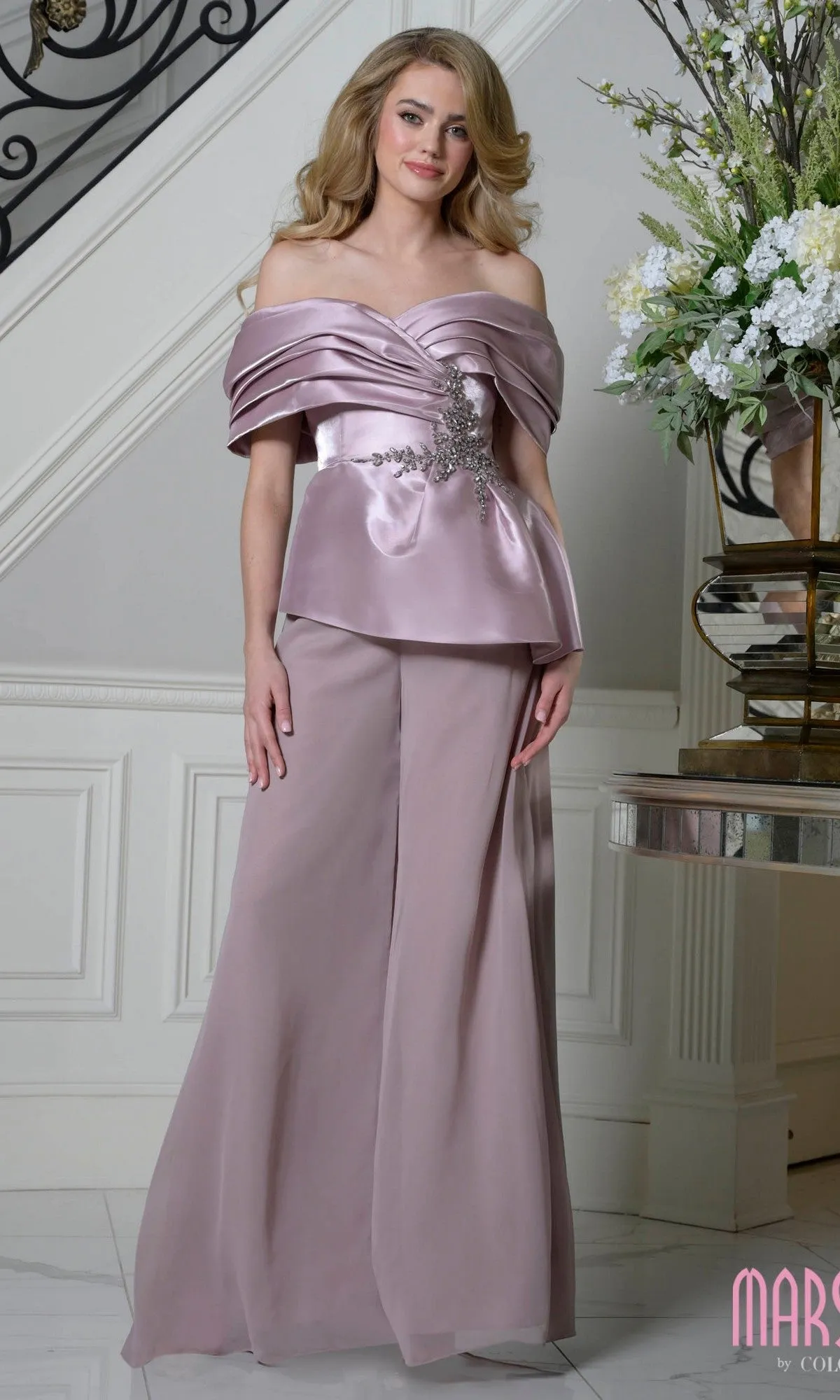 Long Formal Dress: Marsoni MV1410 sold by PromGirl product image thumbnail 3