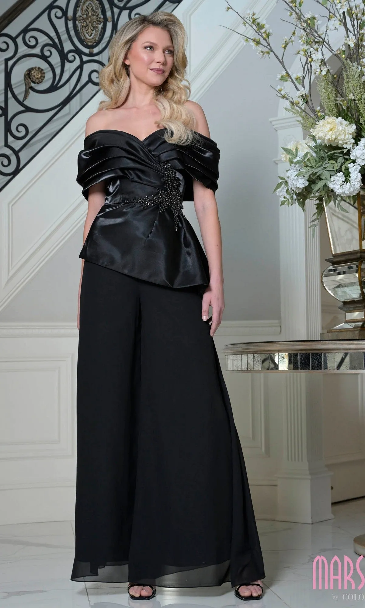 Long Formal Dress: Marsoni MV1410 sold by PromGirl product image thumbnail 4