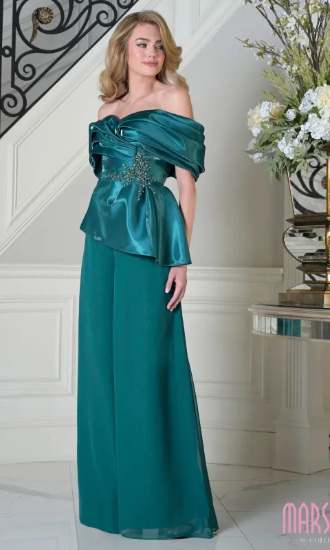 Long Formal Dress: Marsoni MV1410 made by PromGirl