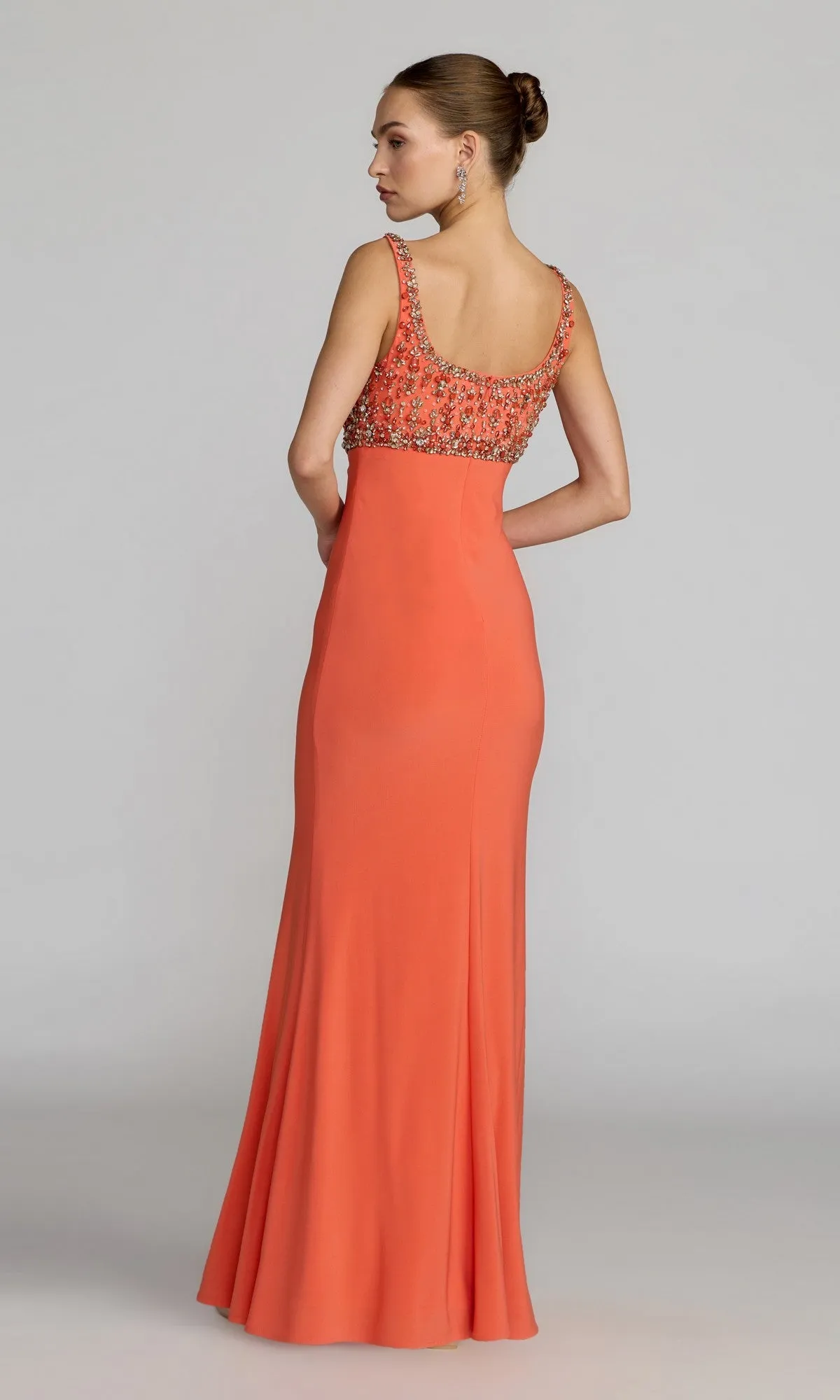 Empire-Waist Long Formal Dress: Mac Duggal 2253 sold by PromGirl product image thumbnail 5